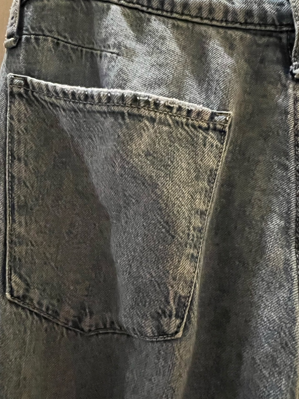 Rag & Bone Wide-Leg Tie-Waist Jeans in Medium Blue Wash &  Bonus Buy💚Jacket - Picture 7 of 16